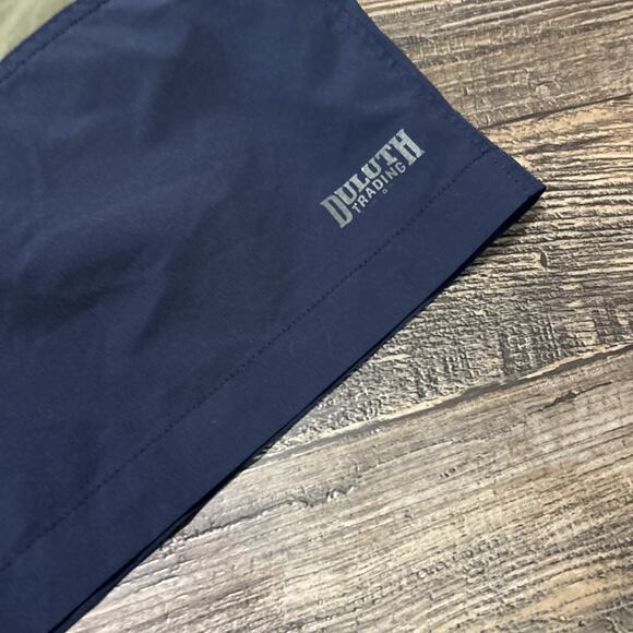 Duluth Trading Men’s Swim Trunks Size 3XL Blue Green Shorts - Picture 2 of 6